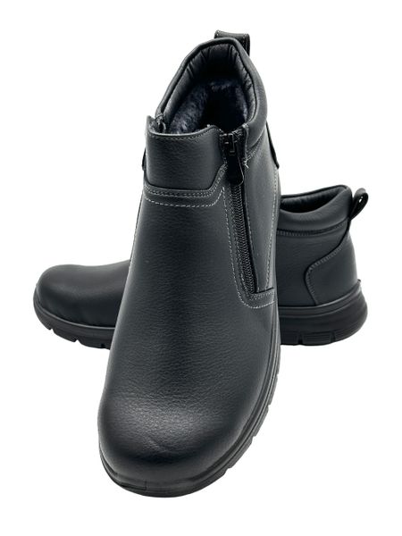 Nowaland Warme Herren Winterstiefeletten mit Doppelreißverschluss günstig online kaufen