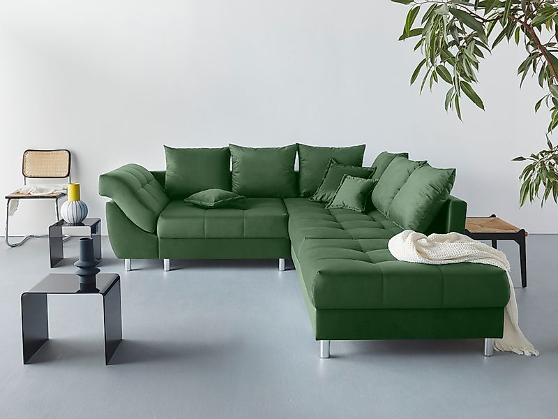 COLLECTION AB Ecksofa »(Spar-Set) Innsbruck L-Form und Hocker« Ecksofa und günstig online kaufen