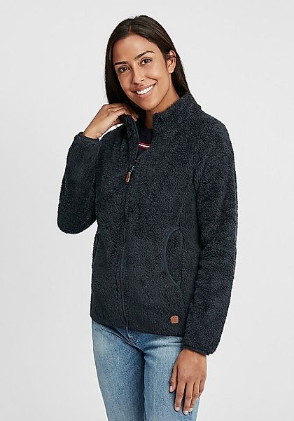 OXMO Kapuzensweatjacke OXTelsa Sweatshirtjacke aus Teddy-Fleece Stoff günstig online kaufen