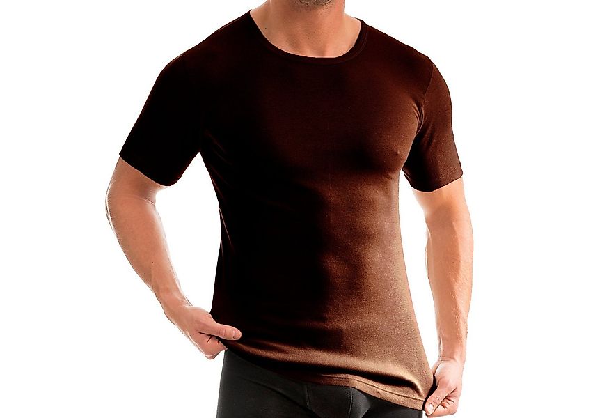 HERMKO Unterziehshirt 3840 kurzarm, 100 % Bio-Baumwolle, Business Shirt, Ru günstig online kaufen