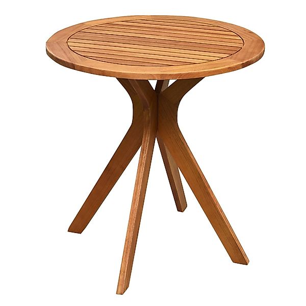 KOMFOTTEU Gartentisch, Ø70cm Beistelltisch, mit stabilem günstig online kaufen