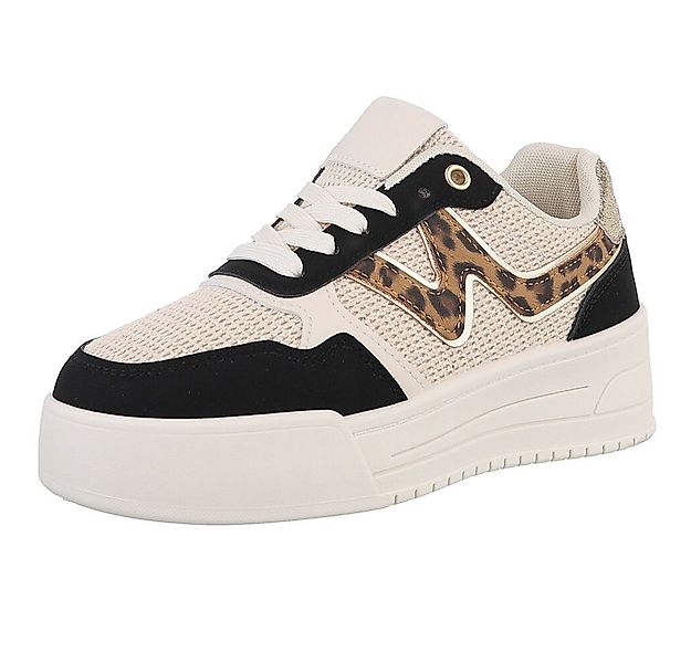 Ital-Design Damen Low-Top Freizeit Sneaker (88828637) Keilabsatz/Wedge Snea günstig online kaufen