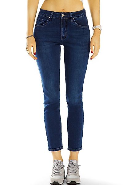 be styled 7/8-Jeans dunkelblaue Damenjeans, röhrige günstig online kaufen