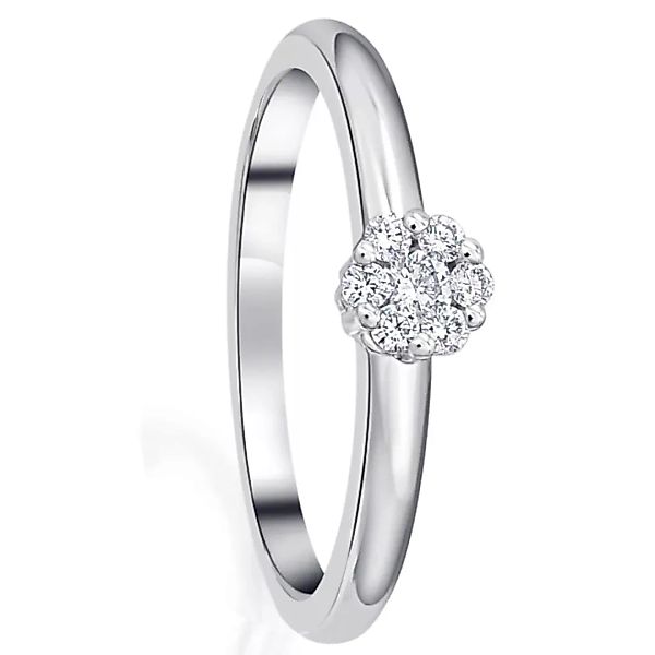 ONE ELEMENT Diamantring "0.15 ct Diamant Brillant Ring aus 585 Weißgold", D günstig online kaufen