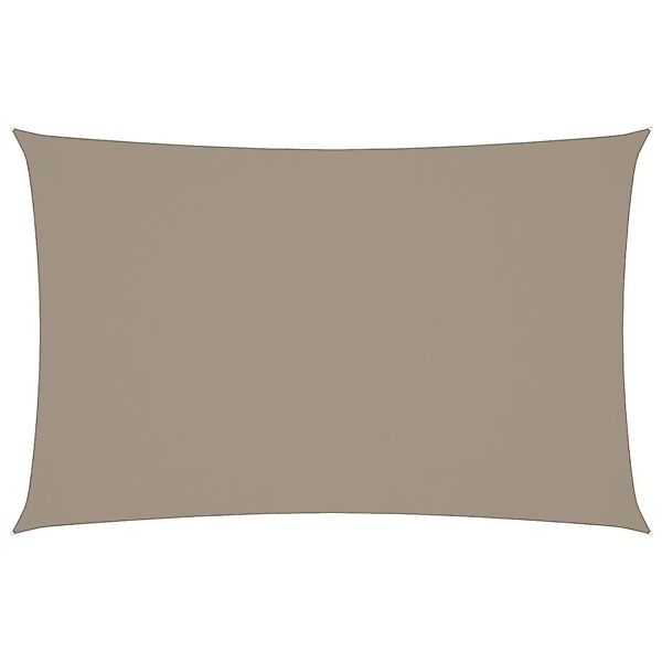 vidaXL Sonnensegel Oxford-Gewebe Rechteckig 5x8 m Taupe 135441 günstig online kaufen