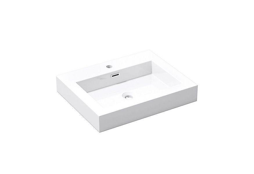 doporro Waschbecken Aufsatzwaschbecken Colossum18 Mineralguss Rechteckig, u günstig online kaufen