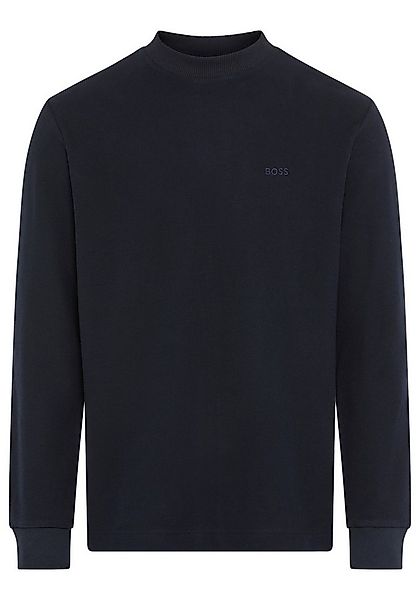 BOSS ORANGE Langarmshirt Te explorer Rundhalsausschnitt, Saum- und Ärmelbün günstig online kaufen