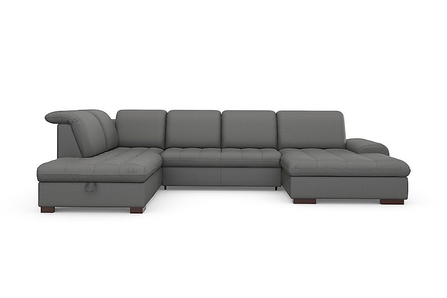 sit&more Wohnlandschaft »Luxor U-Form«, wahlweise mit Bettfunktion, Bettkas günstig online kaufen