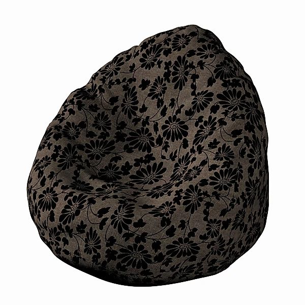 Sitzsack, braun-schwarz, Ø80 x 115 cm, Living II (162-10) günstig online kaufen