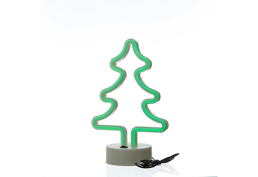 SATISFIRE LED Dekolicht LED Neonlicht TANNENBAUM Neonschild Leuchtfigur USB günstig online kaufen