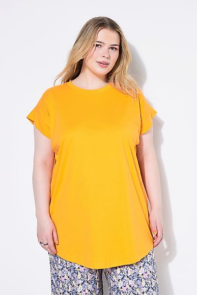 Studio Untold T-Shirt T-Shirt gerundeter Saum günstig online kaufen