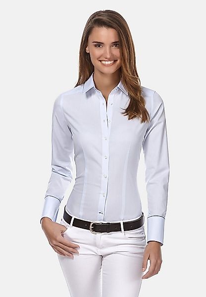 Vincenzo Boretti Klassische Bluse leicht tailliert günstig online kaufen