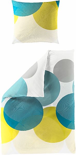 BIERBAUM Bettwäsche "6155" 2 Stk. tlg. Mako-Satin, 100 % Baumwolle, pflegel günstig online kaufen