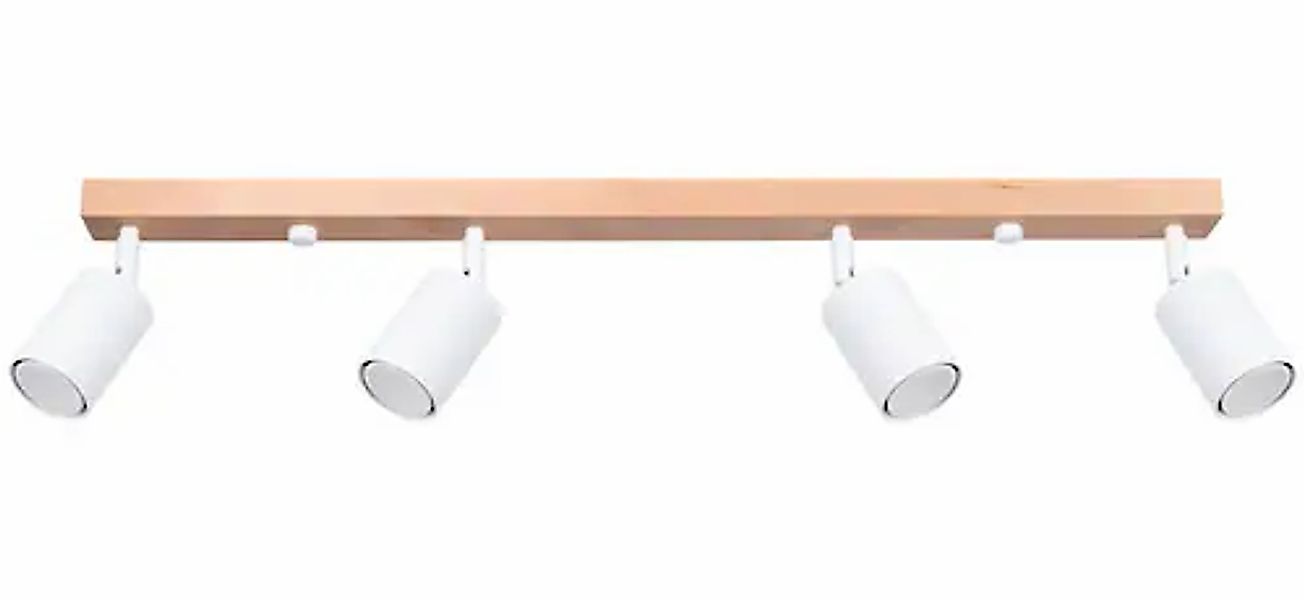 SOLLUX lighting Deckenleuchte »VERDO«, 4 flammig, Leuchtmittel GU10   ohne günstig online kaufen