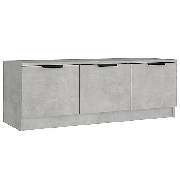 VidaXL TV-Schrank Betongrau 102x35x36,5 cm Holzwerkstoff  Modell 2 günstig online kaufen