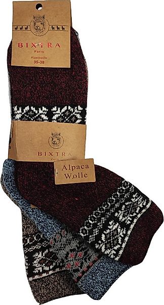 EloModa Thermosocken 3 Paar Damen Alpaka Wintersocken Socken Wollsocken, Gr günstig online kaufen