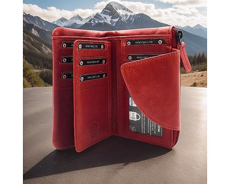 JOCKEY CLUB Geldbörse echt Leder Portemonnaie, 18 Kartenfächer, 5 Einsteckf günstig online kaufen