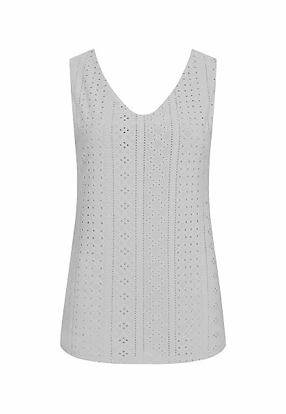 CLOUD 5IVE Klassische Bluse "CLOUD 5IVE Top mit Lochmuster und hinten offen günstig online kaufen