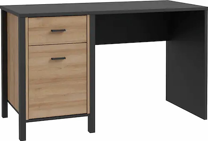FORTE Schreibtisch »High Rock«, mit Tür & Schublade, Industrial-Look, Knieb günstig online kaufen