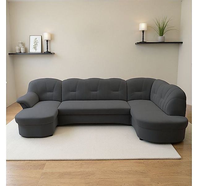 DOMO collection Wohnlandschaft Flores auch in Leder-Bezug, B/T/H: 293/180/8 günstig online kaufen