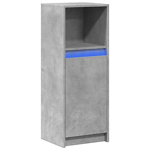 vidaXL LED-Sideboard Betongrau 38x34x100 cm Holzwerkstoff 852169 günstig online kaufen
