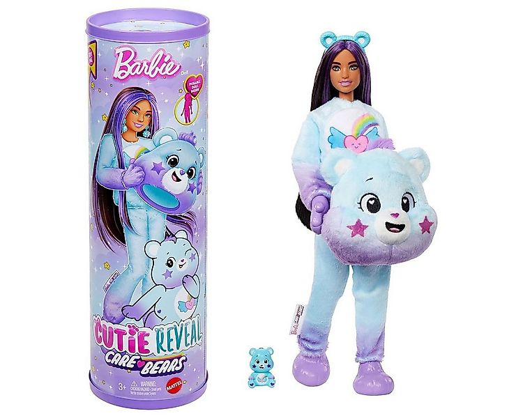 Mattel® Puppen Accessoires-Set Mattel JFV61 Barbie Glücksbärchi Puppe + Dre günstig online kaufen
