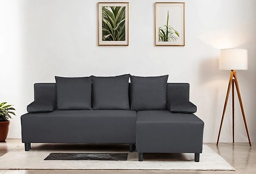 INOSIGN Ecksofa »IWALANI, Schlafsofa mit Bettkasten, Recamiere beidseitig m günstig online kaufen
