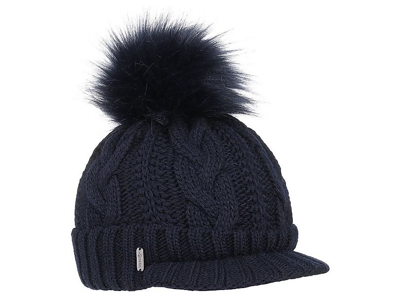 McBurn Bommelmütze (1-St) Beanie mit Schirm, Made in Italy günstig online kaufen