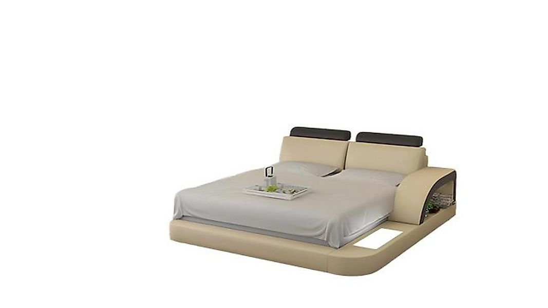JVmoebel Bett Wasserbett Hotel Doppel Bett Betten Komplett Lederbett Polste günstig online kaufen
