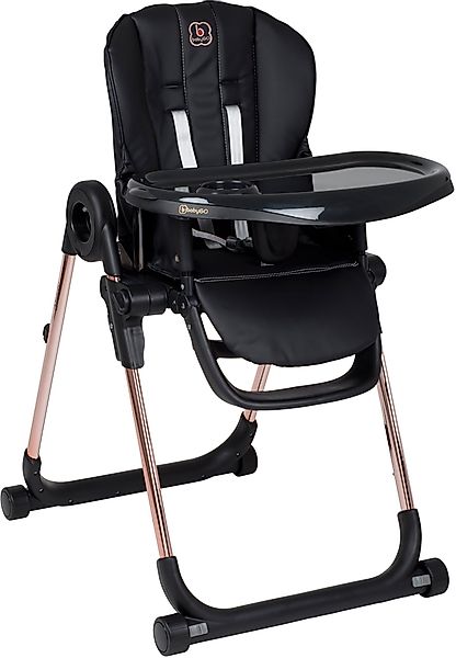 BabyGo Hochstuhl Divan, Gold schwarz, platzsparend günstig online kaufen