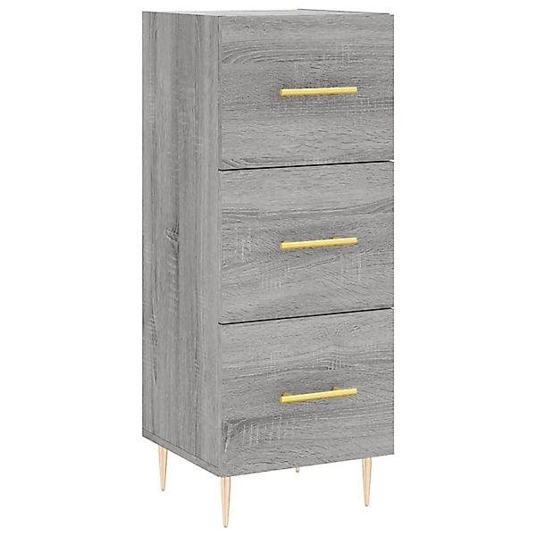 vidaXL Sideboard Grau Sonoma 34,5x34x90 cm Holzwerkstoff 828594 günstig online kaufen