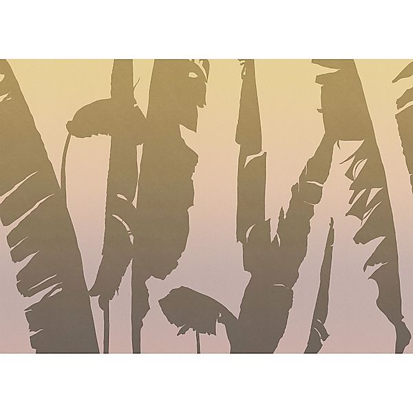 Komar Vliestapete Bahama Bananas 350 cm x 250 cm Gold günstig online kaufen