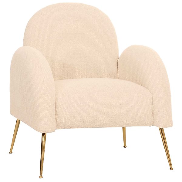 MCW Loungesessel MCW-N69, Abgerundetes Design, Goldene günstig online kaufen