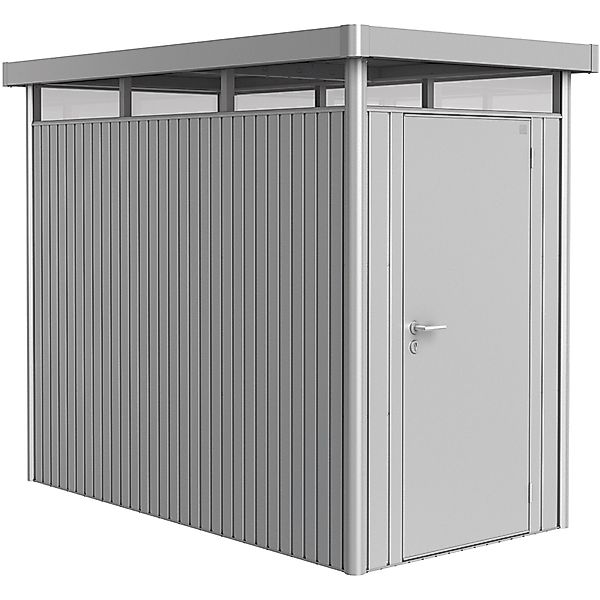 Biohort Metall-Gerätehaus  HighLine Silber-Metallic 3,3m² Standardtür günstig online kaufen