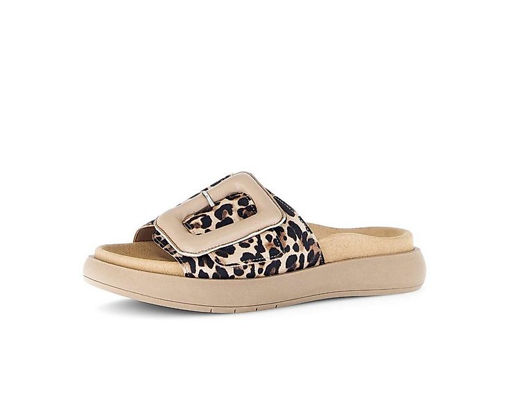 Gabor Pantolette Materialmix Leder Pantolette günstig online kaufen