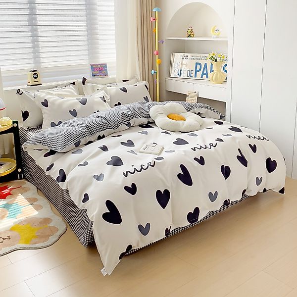 ibettertec Bettwäsche Bettbezug Set 135x200, 200x200 günstig online kaufen