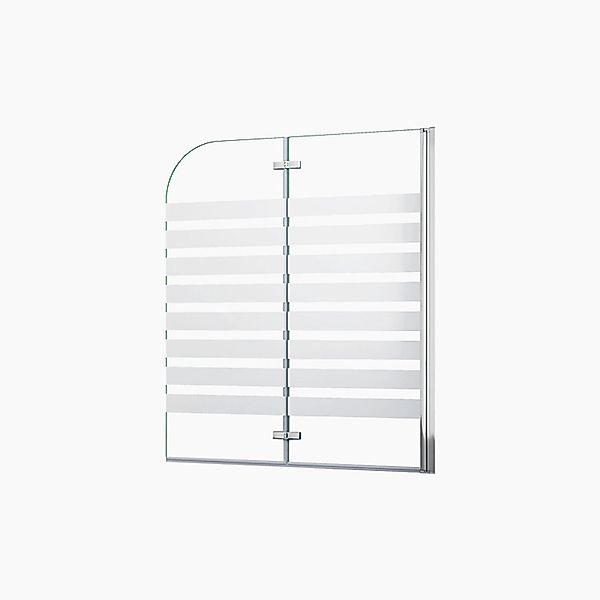 Duschparadies 120x140cm Badewannenaufsatz 2tlg Faltwand 6mm Nano Glas Dusch günstig online kaufen