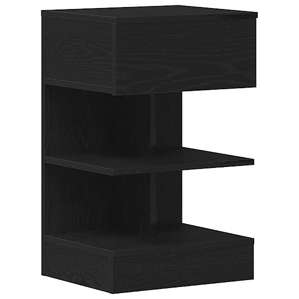 vidaXL Nachttisch Schwarze Eiche 40 x 35 x 65 cm Holzwerkstoff 862699 günstig online kaufen