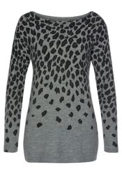 LASCANA Strickpullover mit Leomuster, weicher Damenpullover mit Alloverprin günstig online kaufen
