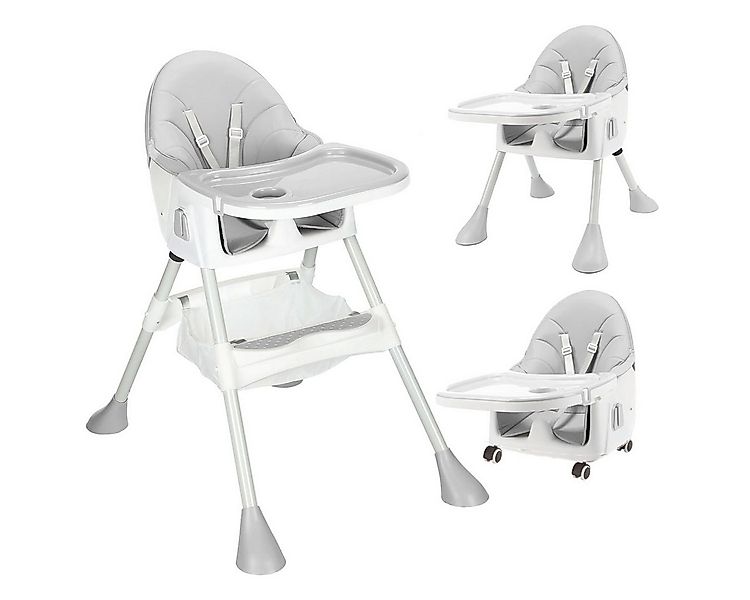 oyajia Kinderstuhl 3-in-1 Kinderstuhl, Kombistuhl, Babystuhl, 7-stufig höhe günstig online kaufen