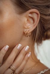 Hey Happiness Paar Creolen 925 Silber günstig online kaufen