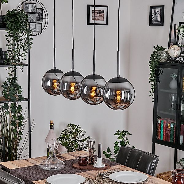hofstein Hängeleuchte Hängelampe aus Metall/Glas in günstig online kaufen