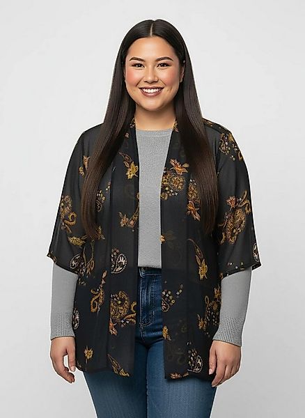 Sieh an! Klassische Bluse Longbluse 3/4-Arm günstig online kaufen