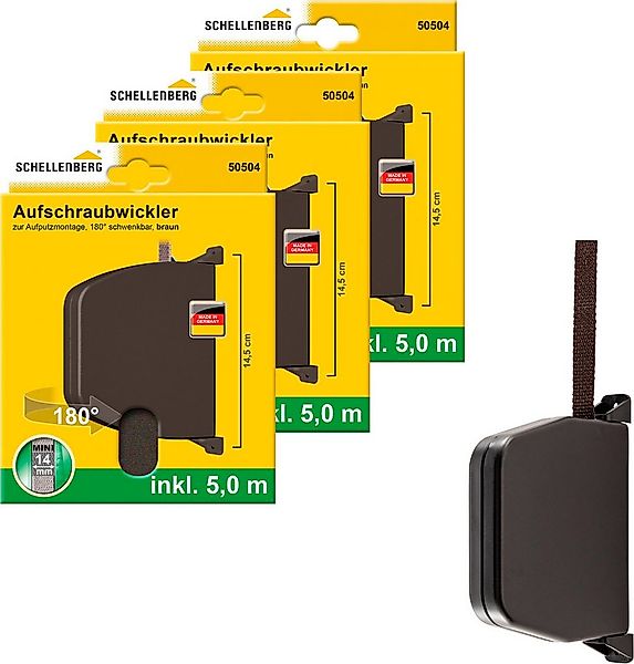 SCHELLENBERG Aufputz-Gurtwickler Aufschraubwickler für das Rollladensystem günstig online kaufen