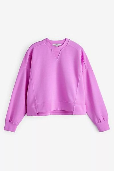 Next Sweatshirt Gewaschenes Sweatshirt mit offenem Saum (1-tlg) günstig online kaufen