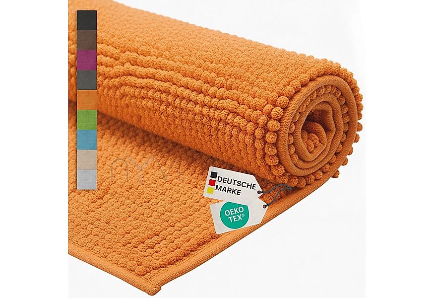 NYVI Badematte WC Vorleger NYVISpa Chenille Badvorleger, Höhe 20 mm, Polyes günstig online kaufen