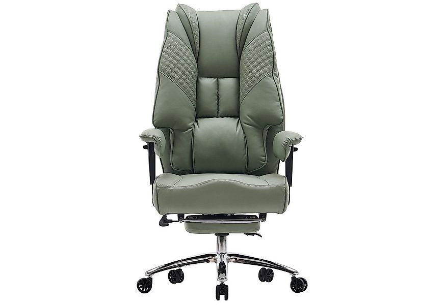 EFOMAO Chefsessel Extra Breit+Stabil, Hochlehner mit Fußstütze Leder, Verst günstig online kaufen