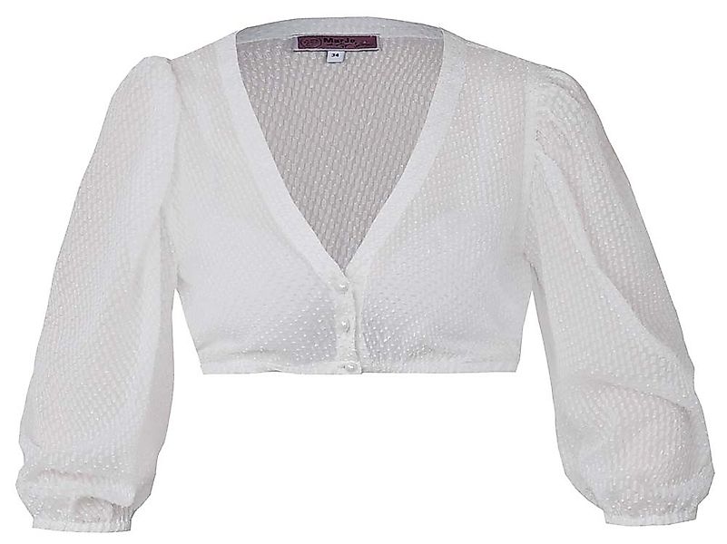 MarJo Dirndlbluse Dirndlbluse Erlabrunn Dreiviertelarm Puffarm ecru günstig online kaufen