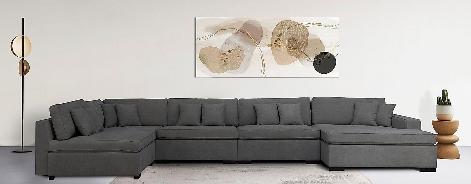 Guido Maria Kretschmer Home&Living Wohnlandschaft Skara XXL U-Form, Lounge- günstig online kaufen