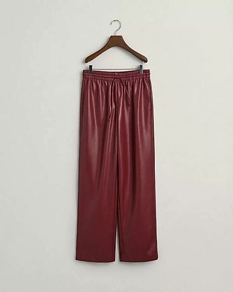 Gant Stoffhose RELAXED FAUX LEATHER PULL ON PANTS günstig online kaufen
